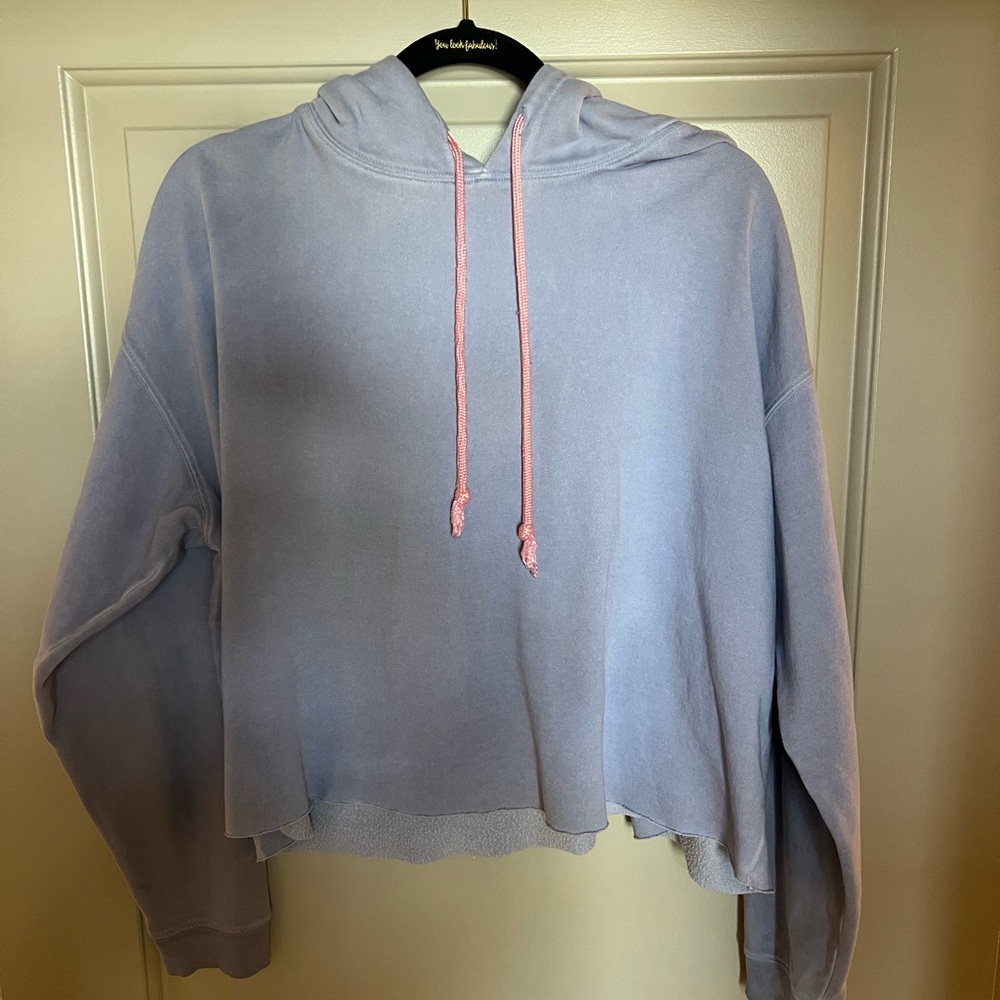 🪻💜lavender crop top hoodie 💜🪻